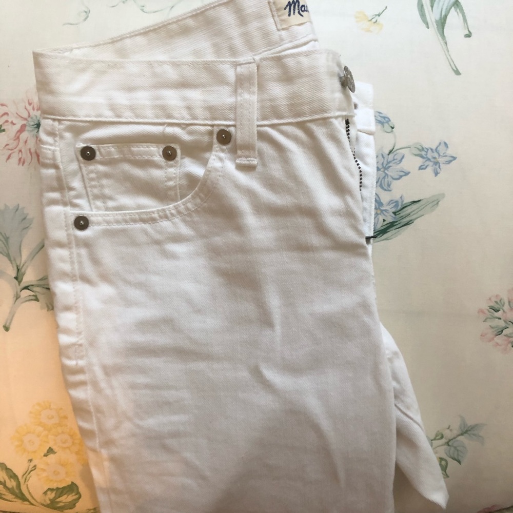 Madewell white jeans